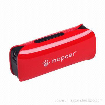 Portable Power Bank with 2,600mAh Capacity, LED Torch, 3.5 to 5.5 Hours Charging Time